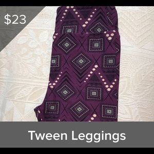 Tween leggings lularoe